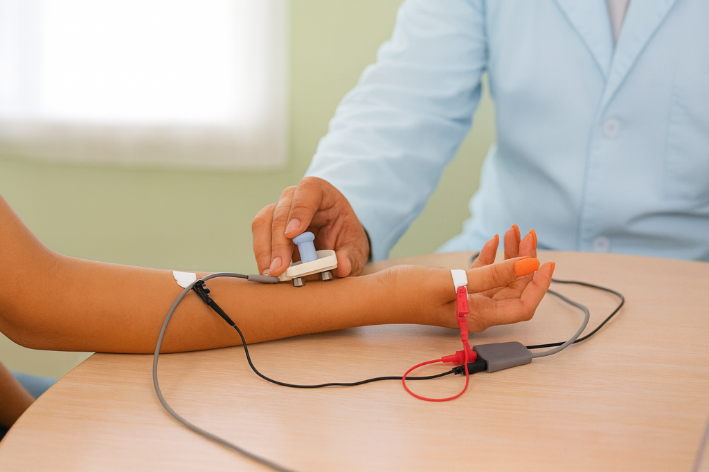 Nerve Conduction Study Procedure at Diagnostic Center